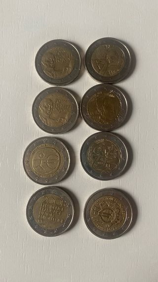 Monedas conmemorativas 2 euros Francia.