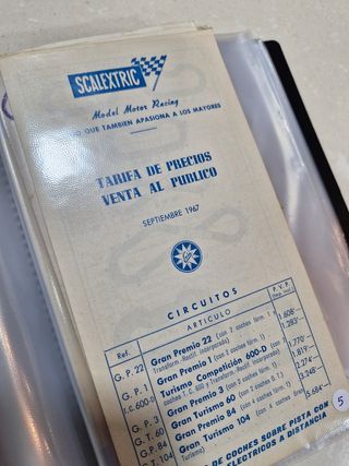 Scalextric tarifa precios original