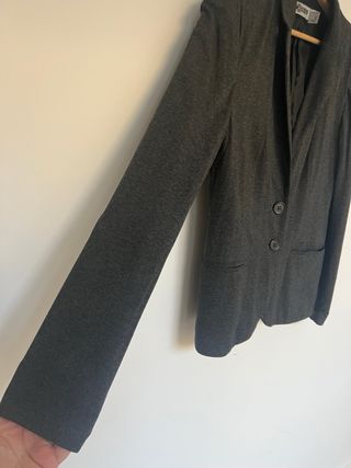 Blazer mujer fluida gris