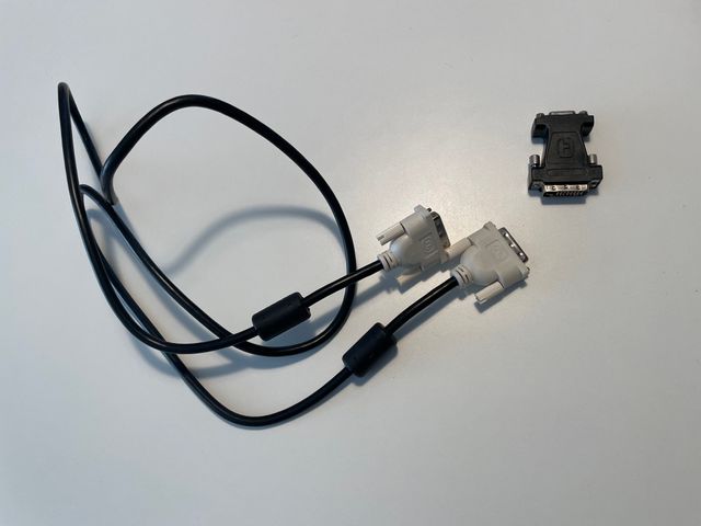 Cable video monitor ordenador DVI-D + conversor