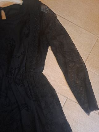 Abito corto pizzo