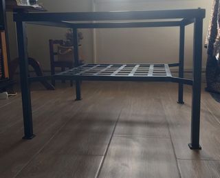 MESA DE CENTRO CON CRISTAL