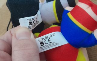 Peluche di Batman e Supergirl