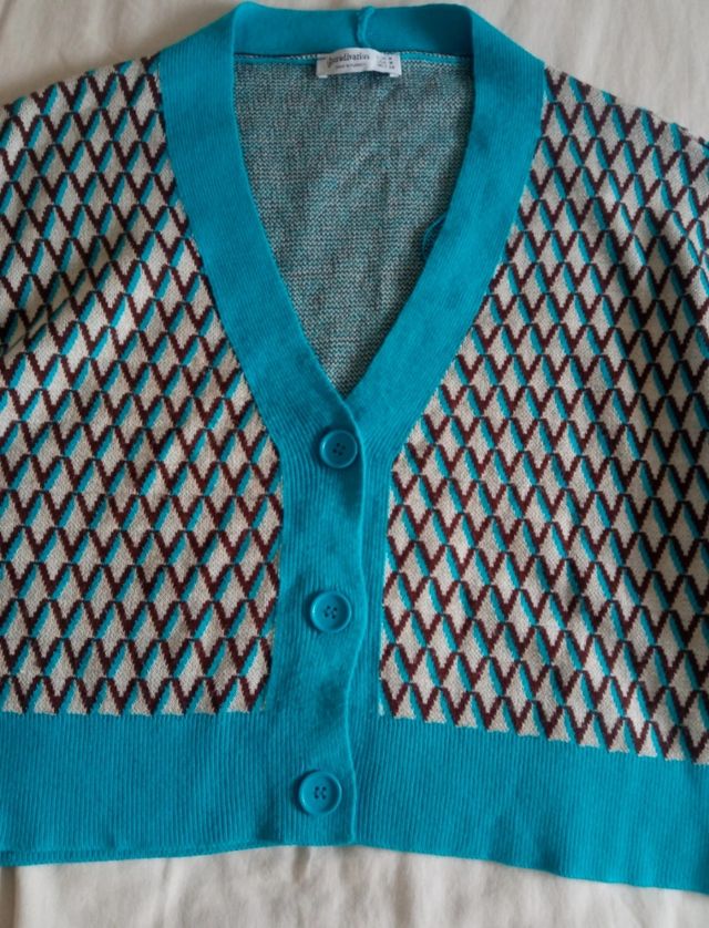 Rebeca cárdigan mujer estampado