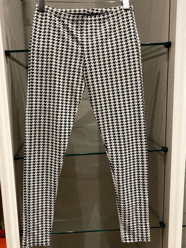 Leggins tessuto damier