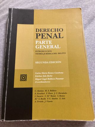 Derecho Penal. Parte General