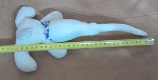 Peluche cane fatto a fantasma