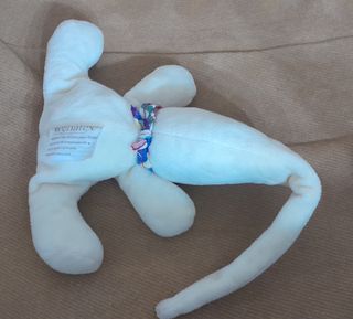 Peluche cane fatto a fantasma