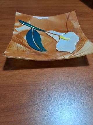 Piattino svuotatasche con fiore