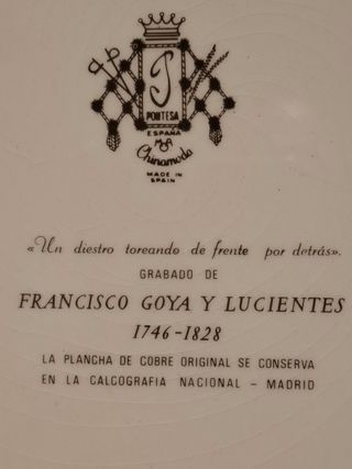 Plato pontesa goya