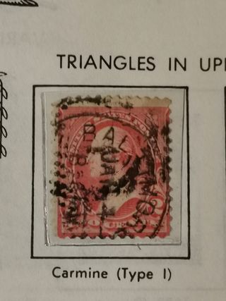 5 Francobolli rari United States 1894