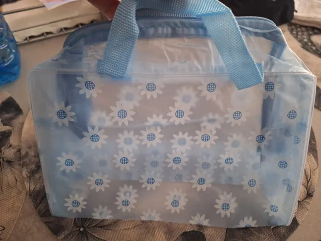 Set 3 neceseres maquillaje flores