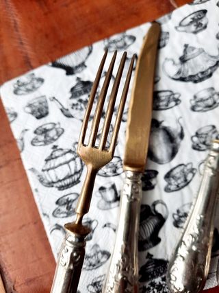 Posate da dessert antiche