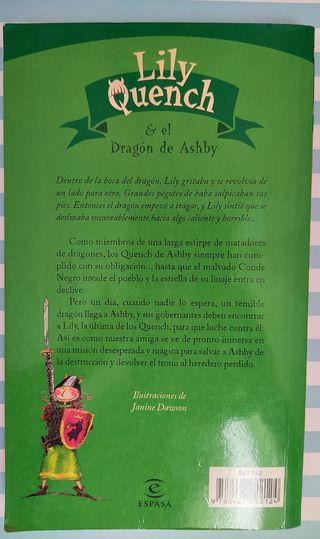 Libro Lily Quench y el Dragón de Ashby 