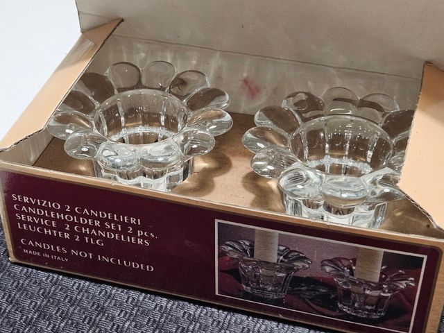 Coppia porta candele