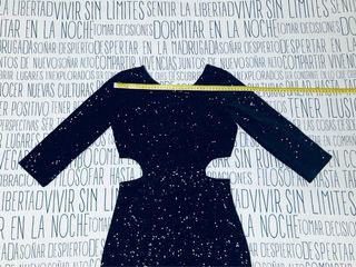 Vestido Ajustado Negro Lentejuelas Bershka M