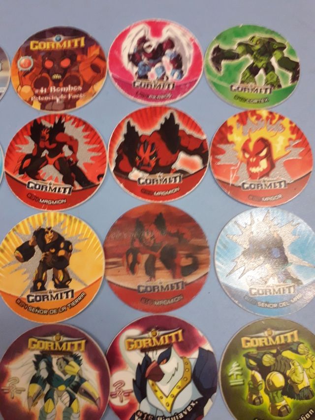30 tazos GORMITI