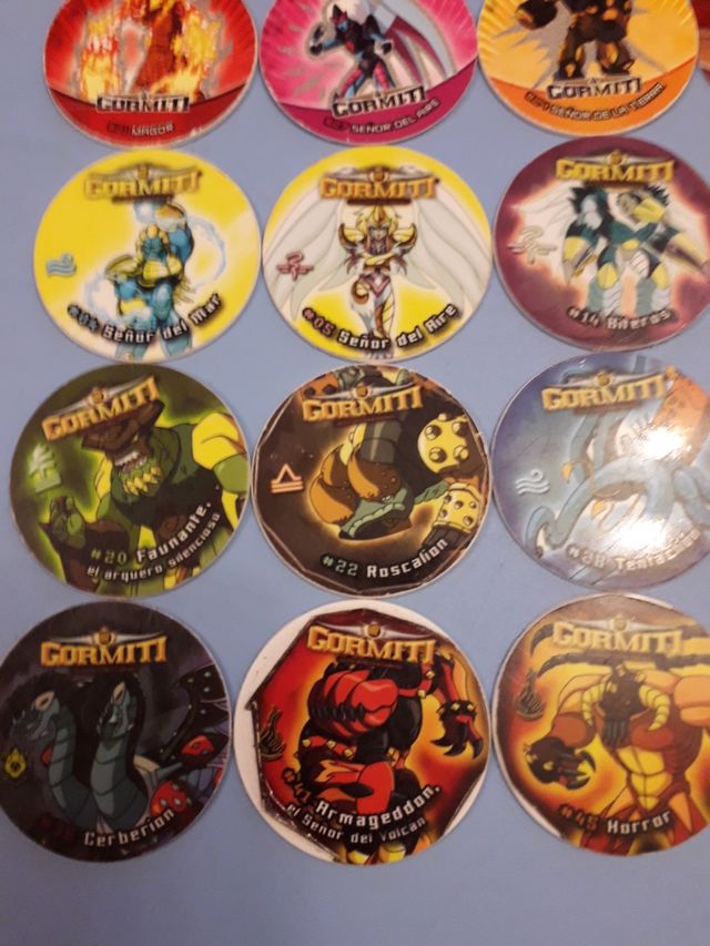 30 tazos GORMITI