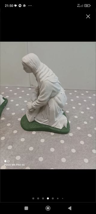 Lavandera figura belen
