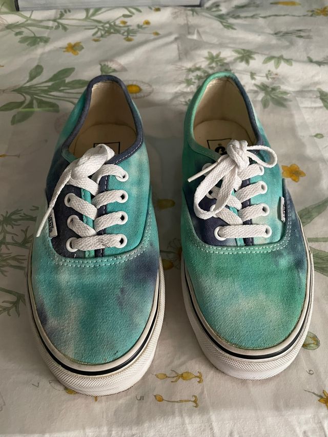Zapatillas Vans Authentic Tie Dye Navy Turquesa