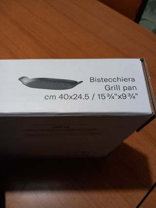 Bistecchiera collezione Alessi in ghisa