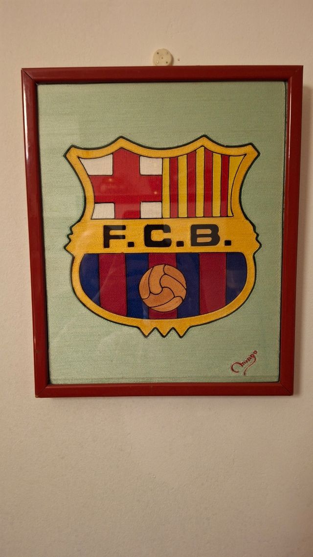 Cuadro barća echo a mano