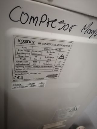 aire acondicionado inverter 14,000 caloria