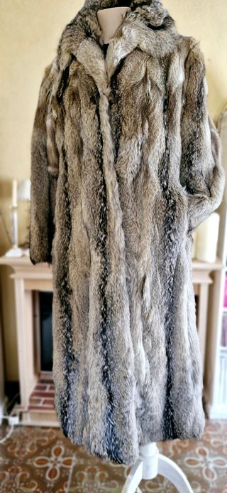 Abrigo de piel Zorro Canadiense 