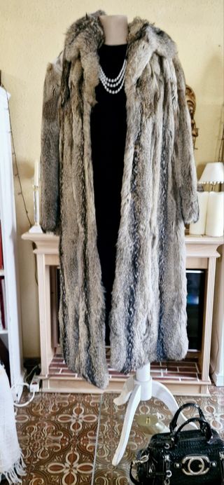 Abrigo de piel Zorro Canadiense 