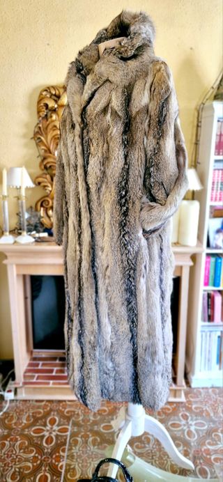 Abrigo de piel Zorro Canadiense 