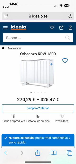 Radiador Emisor Térmico Obegozo NUEVO