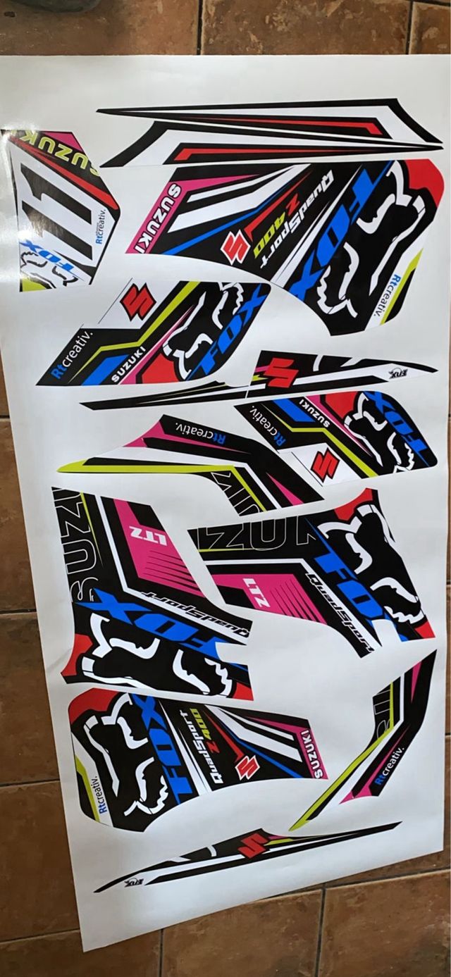 KIT ADHESIVOS SUZUKI LTZ 400 ! A ESTRENAR! 

