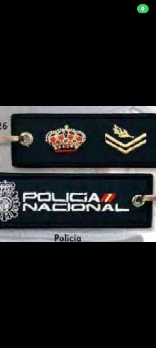 Llaveros bordados P. Nacional