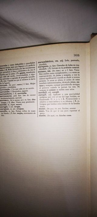 Diccionario lengua española H hasta Z