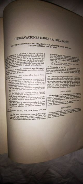 Diccionario lengua española H hasta Z
