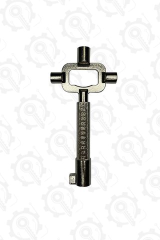 Llave de leva metalica