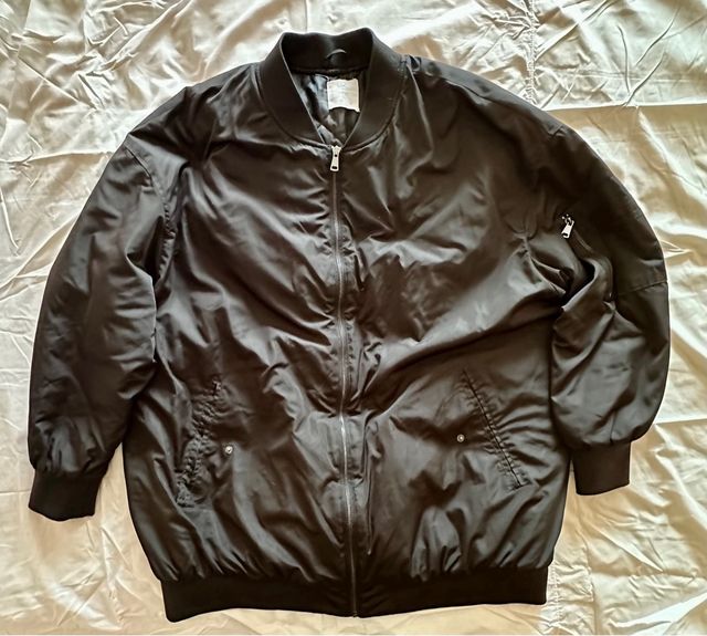 Chaqueta bomber oversize tallas grandes