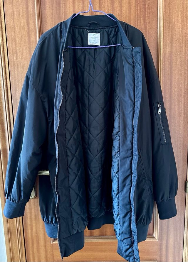 Chaqueta bomber oversize tallas grandes