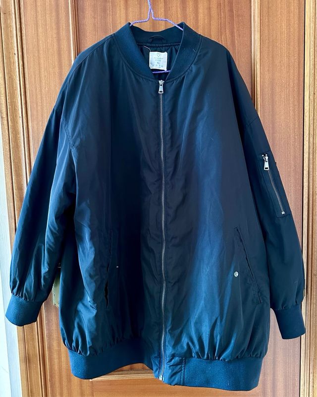 Chaqueta bomber oversize tallas grandes