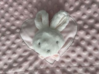 Manta bebe rosa