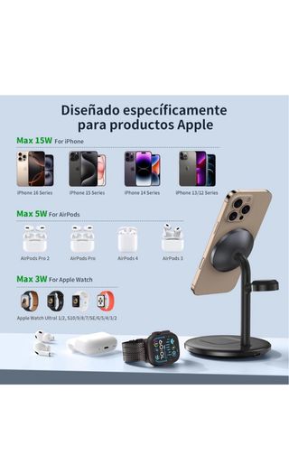 Estación de Carga de inducción Iphone