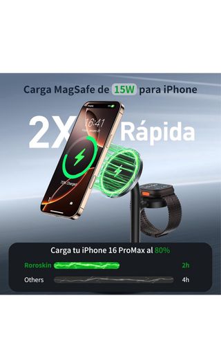 Estación de Carga de inducción Iphone