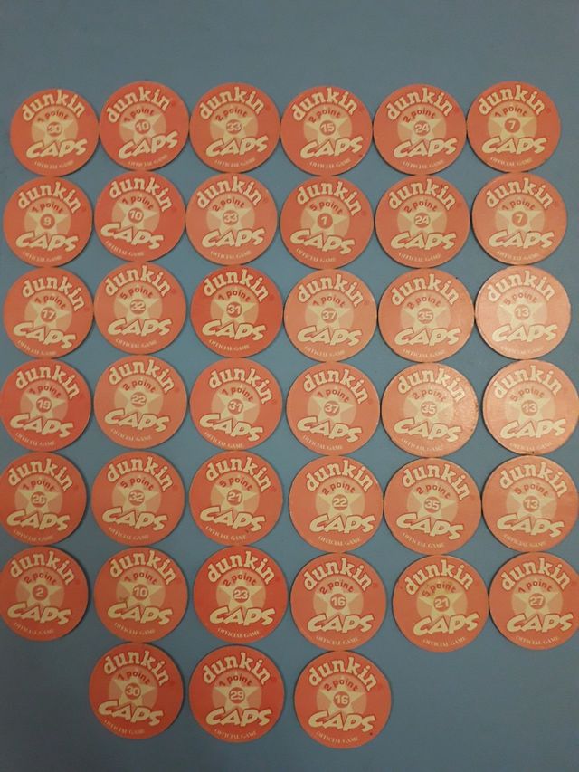 39 caps dunkin Mortal Combat