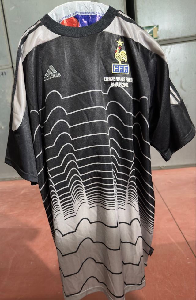 Camiseta Francia adidas modelo usado por Barthez