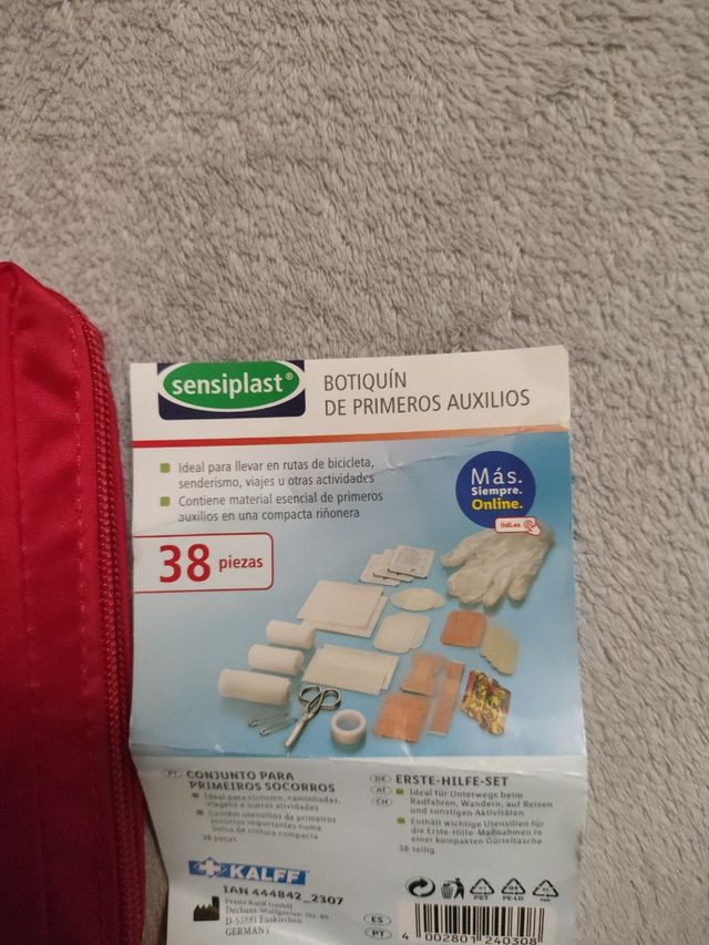 Botiquín primeros auxilios
