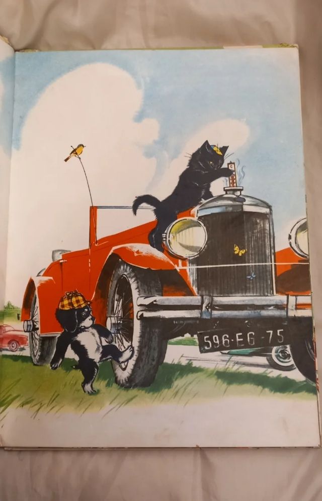 Cuentos antiguos EL AUTOMÓVIL DE CAROLINA años 60.