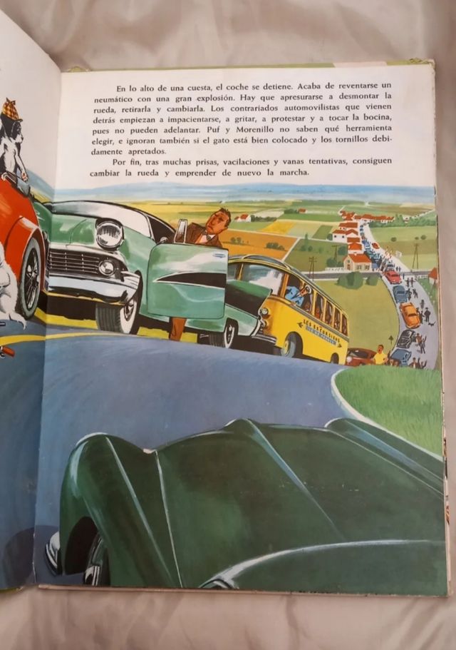 Cuentos antiguos EL AUTOMÓVIL DE CAROLINA años 60.
