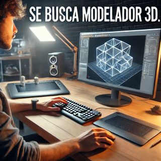 Se busca modelador 3D