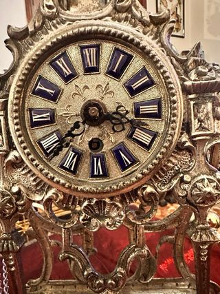 Reloj a cuerdas Victoriano funcionando Frances 