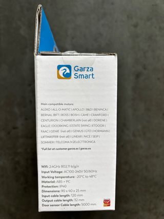 Controlador puerta garage inteligente WIFI GARZA